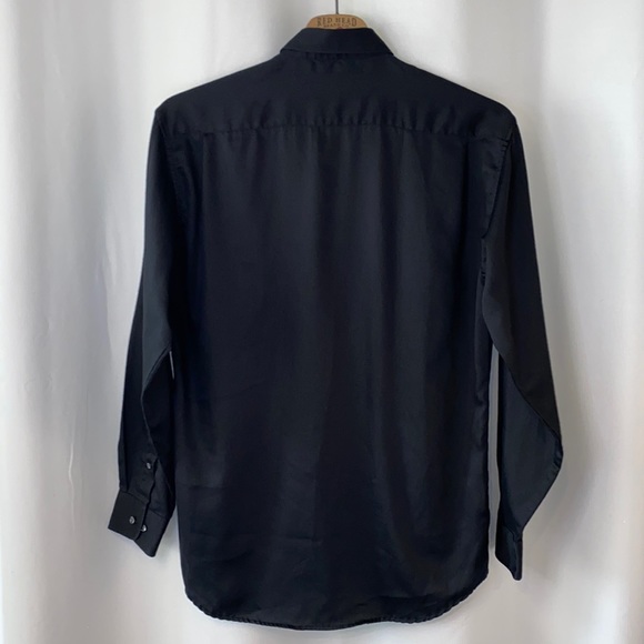 Profilo Studio Black Long Sleeve Dress Shirt - Picture 3 of 8